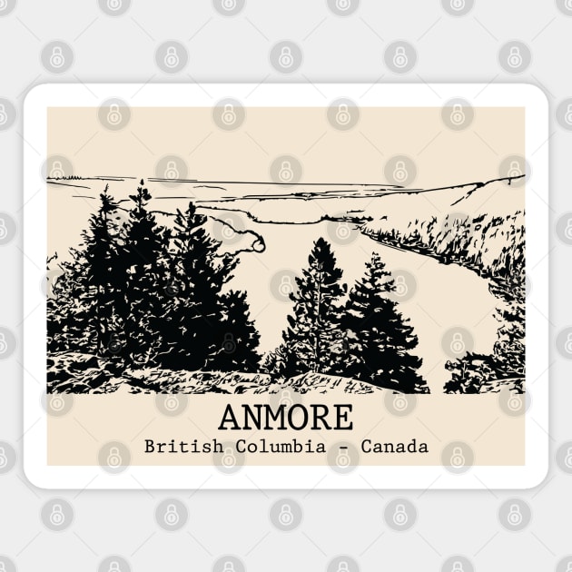 Anmore - British Columbia Magnet by Lakeric